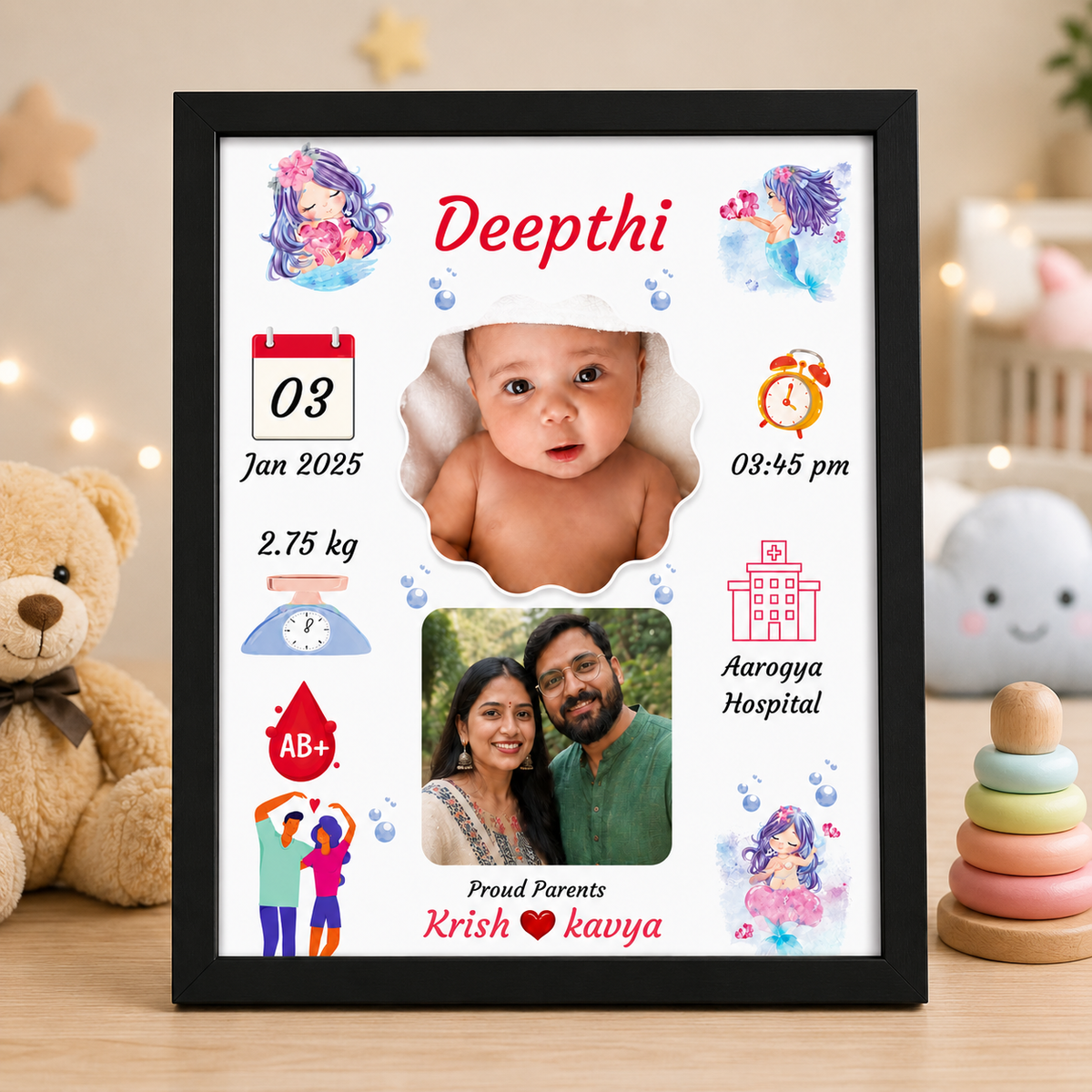 Baby Birth Photo Frame